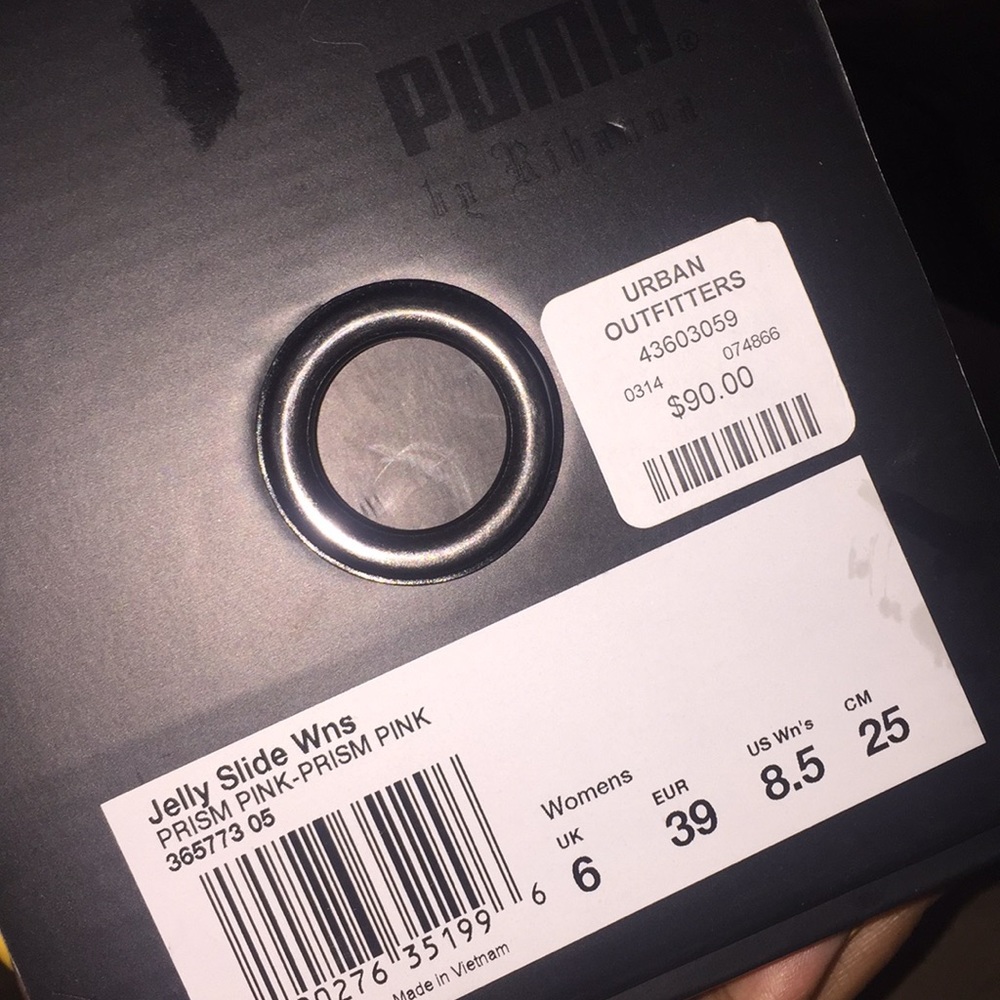 PINK FENTY JELLY SLIDES - BRAND NEW